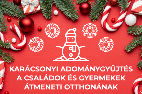 Karácsonyi adománygyűjtés az anyaotthonnak