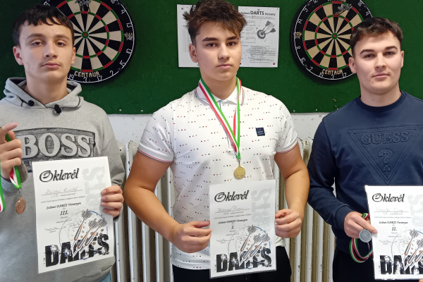 Házi darts versenyünk legjobbjai